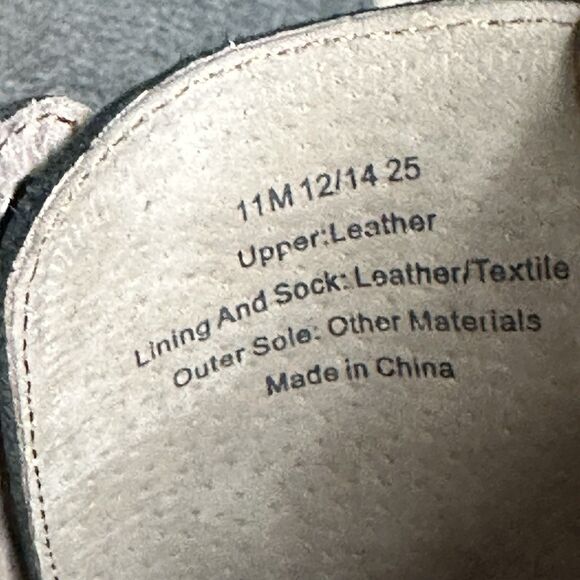 Banana Republic Oxford Black Leather Wingtip Brogue Lace Up Shoes Size 11 - Picture 12 of 13